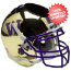 Washington Huskies Miniature Football Helmet Desk Caddy <B>Chrome Gold</B>