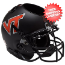 Virginia Tech Hokies Miniature Football Helmet Desk Caddy <B>Matte Black</B>