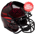Office Accessories, Desk Items: Texas Tech Red Raiders Miniature Football Helmet Desk Caddy <B>Never Quit /...