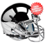 Oregon Ducks Full XP Replica Football Helmet Schutt <B>Chrome Smoke Wing SALE</B>