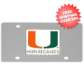 Car Accessories, License Plates: Miami Hurricanes Logo License Plate