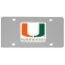 Miami Hurricanes Logo License Plate