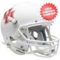 Helmets, Full Size Helmet: Houston Cougars Full XP Replica Football Helmet Schutt <B>Matte White SALE<...