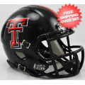 Helmets, Mini Helmets: Texas Tech Red Raiders NCAA Mini Speed Football Helmet <i>Chrome Decal</i>