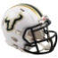South Florida Bulls NCAA Mini Speed Football Helmet <i>White</i>