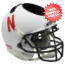 Nebraska Cornhuskers Miniature Football Helmet Desk Caddy <B>White</B>