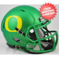 Helmets, Mini Helmets: Oregon Ducks NCAA Mini Speed Football Helmet <B>Apple Green</B>