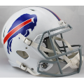 Helmets, Full Size Helmet: Buffalo Bills 2011 to 2020 Speed Replica Throwback Helmet