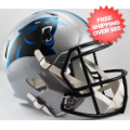 Helmets, Full Size Helmet: Carolina Panthers Speed Replica Football Helmet