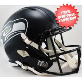Seattle Seahawks Speed Replica Football Helmet <B>Matte Navy</B>