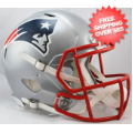 Helmets, Full Size Helmet: New England Patriots Speed Football Helmet