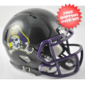 Helmets, Mini Helmets: East Carolina Pirates NCAA Mini Speed Football Helmet <B>Black</B>