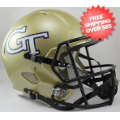 Helmets, Full Size Helmet: Georgia Tech Yellow Jackets Speed Replica Football Helmet