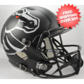 Helmets, Full Size Helmet: Boise State Broncos Speed Replica Football Helmet <i>Matte Black</i>