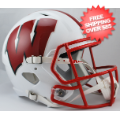 Helmets, Full Size Helmet: Wisconsin Badgers Speed Replica Football Helmet