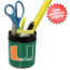 Miami Hurricanes Small Desk Caddy