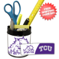 Office Accessories, Desk Items: TCU Horned Frogs Small Desk Caddy