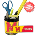 Office Accessories, Desk Items: Maryland Terrapins Small Desk Caddy