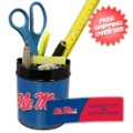 Office Accessories, Desk Items: Mississippi (Ole Miss) Rebels Small Desk Caddy