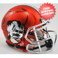 Helmets, Mini Helmets: Oklahoma State Cowboys NCAA Mini Speed Football Helmet <B>Pistol Pete Orang...