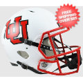 Helmets, Full Size Helmet: Utah Utes Speed Replica Football Helmet <i>Interlocking U</i>