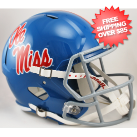 Mississippi (Ole Miss) Rebels Speed Replica Football Helmet <i>Powder Blue</i>