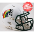 Helmets, Mini Helmets: Hawaii Warriors NCAA Mini Speed Football Helmet <B>Retro</B>