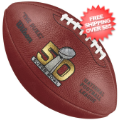 Collectibles, Footballs: Super Bowl 50 Football Broncos vs Panthers