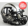 Helmets, Mini Helmets: Texas A&M Aggies NCAA Mini Speed Football Helmet <B>Ice Hydro Paint Sale</B...