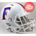 Helmets, Full Size Helmet: Florida Gators Speed Replica Football Helmet <B>Chrome Decals</B>