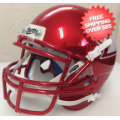 Office Accessories, Desk Items: Louisville Cardinals Miniature Football Helmet Desk Caddy <B>Red Chrome Ali...