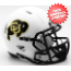 Colorado Buffaloes NCAA Mini Speed Football Helmet <i>Matte White</i>