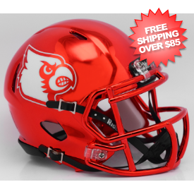 Louisville Cardinals NCAA Mini Chrome Speed Football Helmet <B>Chrome</B>