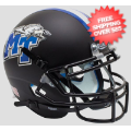 Helmets, Mini Helmets: Middle Tenn St Blue Raiders Mini XP Authentic Helmet Schutt <B>Matte Black<...