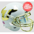 Office Accessories, Desk Items: South Florida Bulls Miniature Football Helmet Desk Caddy <B>White with Chro...