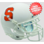 Syracuse Orangemen Miniature Football Helmet Desk Caddy <B>Matte White</B>