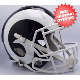 Los Angeles Rams Speed Football Helmet <i>White Horn</i>