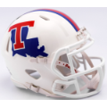 Helmets, Mini Helmets: Louisiana Tech Bulldogs NCAA Mini Speed Football Helmet <i>Gloss White</i>