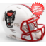 North Carolina State Wolfpack NCAA Mini Speed Football Helmet <i>White Tuffy</i>