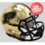 Purdue Boilermakers NCAA Mini Chrome Speed Football Helmet <B>Chrome</B>