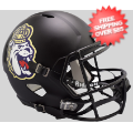 Helmets, Full Size Helmet: James Madison Dukes Speed Replica Football Helmet <i>Matte Black</i>