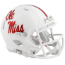 Mississippi (Ole Miss) Rebels NCAA Mini Speed Football Helmet <i>Gloss White</i>