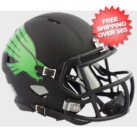 North Texas Mean Green NCAA Mini Speed Football Helmet <i>Matte Black</i>