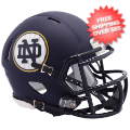 Helmets, Mini Helmets: Notre Dame Fighting Irish NCAA Mini Speed Football Helmet <i>Matte Navy</i>