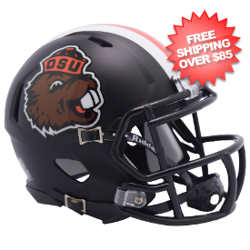 Oregon State Beavers NCAA Mini Speed Football Helmet <i>Retro Benny</i>