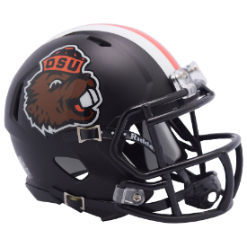 Oregon State Beavers NCAA Mini Speed Football Helmet <i>Retro Benny</i>