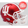 Helmets, Mini Helmets: Indiana Hoosiers NCAA Mini Speed Football Helmet <i>Anodized Crimson</i>