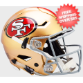 Helmets, Full Size Helmet: San Francisco 49ers SpeedFlex Football Helmet