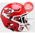 Helmets, Full Size Helmet: Kansas City Chiefs SpeedFlex Football Helmet