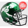 Helmets, Full Size Helmet: New York Jets Speed Replica Football Helmet